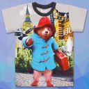 Тениска мечето в сиво