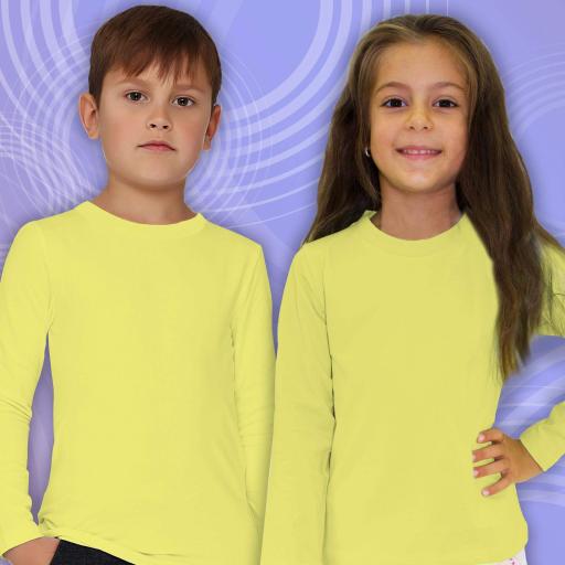 Блуза тънка едноцветна в жълто