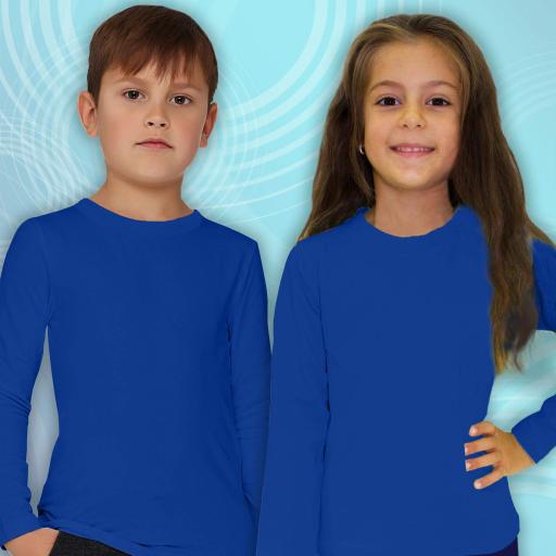 Блуза тънка едноцветна в мастиленосиньо