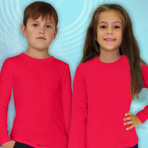 Блуза тънка едноцветна в корал