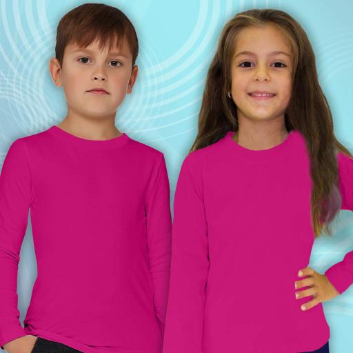 Блуза тънка едноцветна в циклама