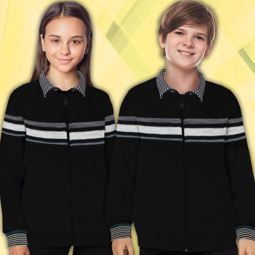 Суичър комбинация в черно