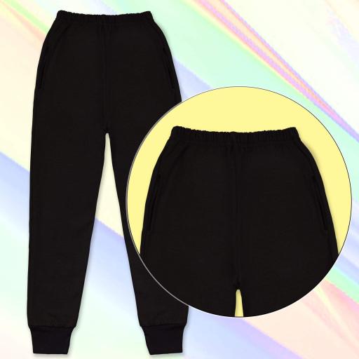 Долнище с щрик в черно