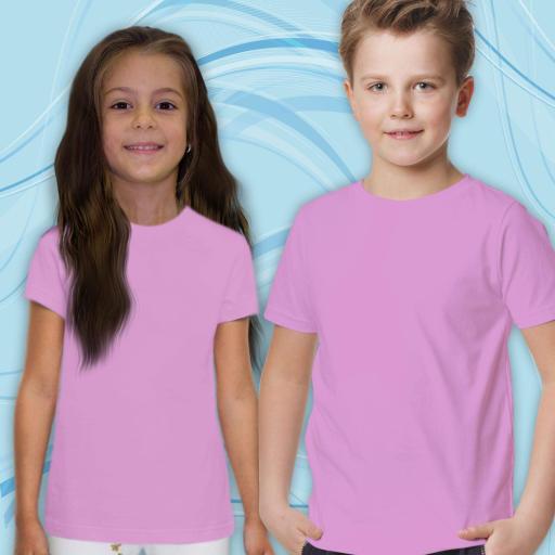 Тениска едноцветна във виолетово