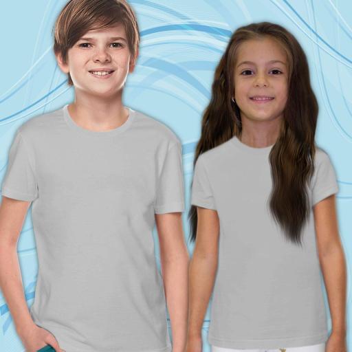 Тениска едноцветна в сиво