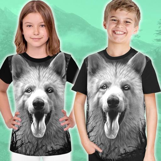 Тениска Хъски в черно