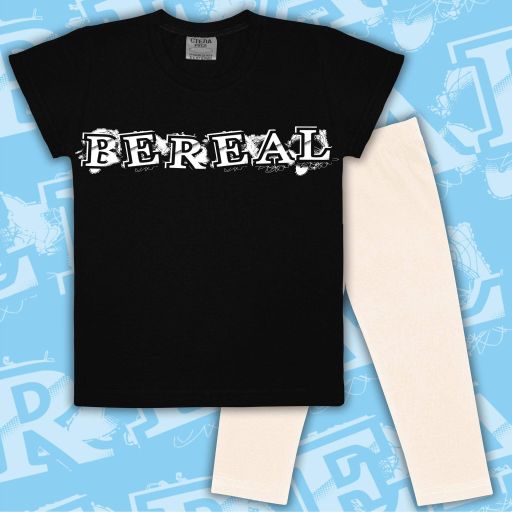Комбинация 2 части (б/к) BEREAL в черно