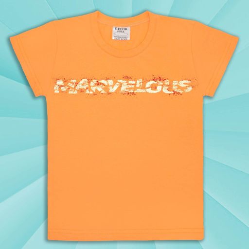 Тениска MARVELOUS в оранжево