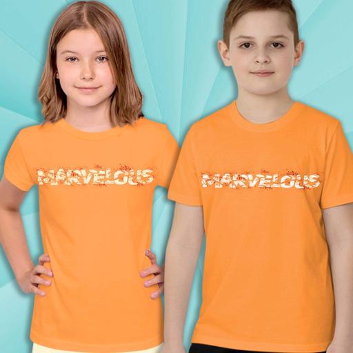 Тениска MARVELOUS в оранжево