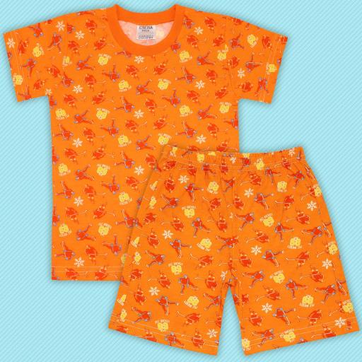 Пижама лято хокей в оранжево
