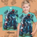 Тениска Мотори в мента
