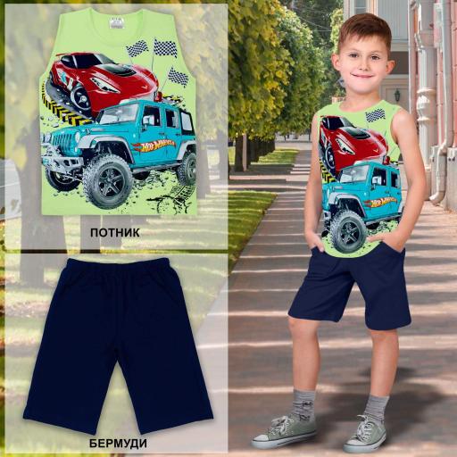 Комбинация 2 части (п/б) Хот Уилс в резеда