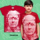 Тениска Роботика в червено 2