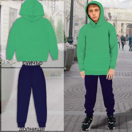 Комплект 2 части (х/д) в зелено