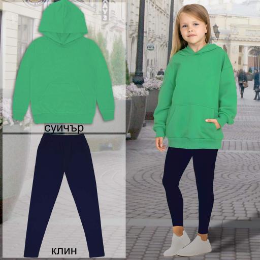 Комплект 2 части (х/к) в зелено