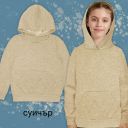 Худи (суичър ) в екрю маланж