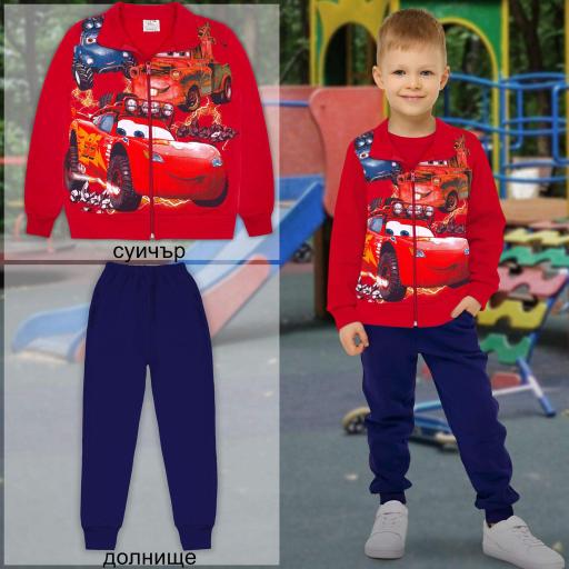 Комплект 2 части (с/д) Маккуин в червено