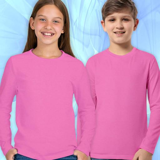 Блуза тънка едноцветна в розово 2