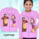 Суичър Маша и Мечока във виолетово