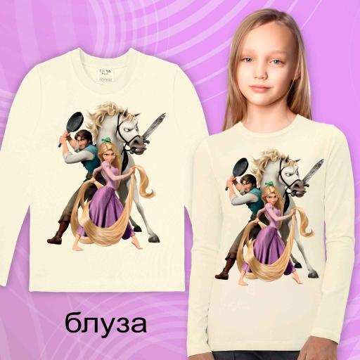 Блуза тънка Рапунцел в екрю