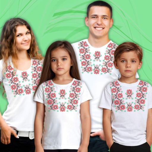 Тениска с фолклорни български мотиви в бяло 9