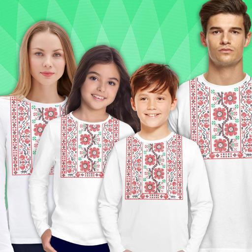 Блуза тънка с фолклорни български мотиви в бяло 8