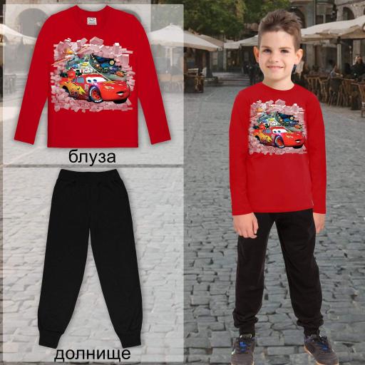 Комплект 2 части (б/д) Маккуин в червено