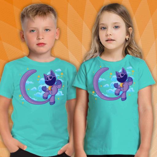 Тениска с КатНап в мента