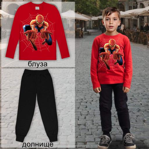 Комплект 2 части (б/д) Спайдърмен в червено 1