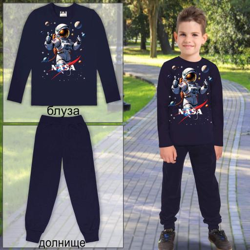 Комплект 2 части (б/д) космонавт в тъмносиньо