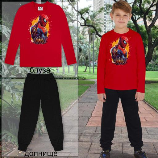 Комплект 2 части (б/д) Спайдърмен в червено 3