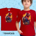 Тениска Спайдърмен в червено 3