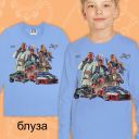 Блуза тънка GTA в синьо