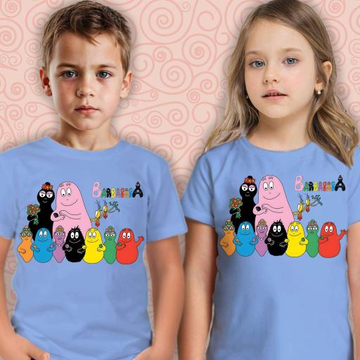 Тениска с Барбароните в синьо