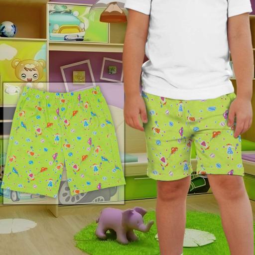 Бермуди 3/4 весели играчки в резеда