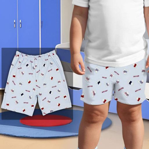 Бермуди 3/4 мечета в синьо