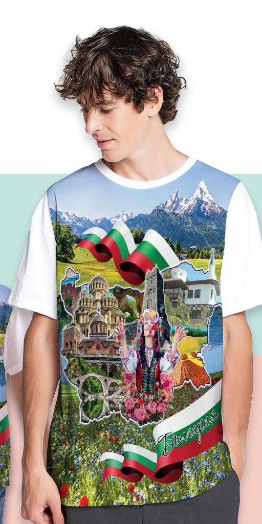 Тениска България 4 (диг. печат)
