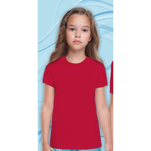 Тениска едноцветна в червено