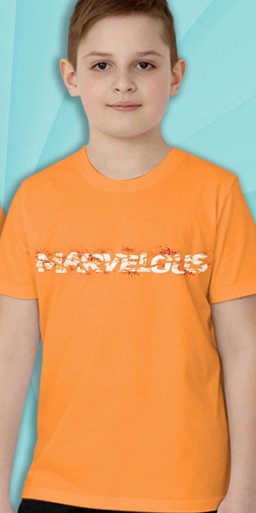 Тениска MARVELOUS в оранжево