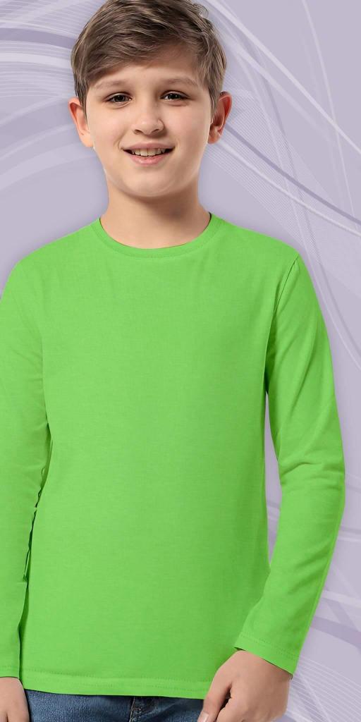 Блуза тънка едноцветна в зелено