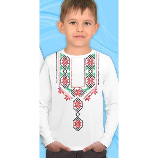 Блуза тънка с фолклорни български мотиви в бяло 3