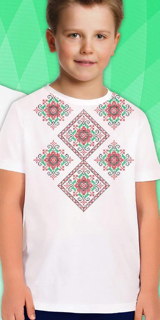Тениска с фолклорни български мотиви в бяло 7