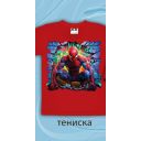 Тениска с Спайдърмен в червено 2