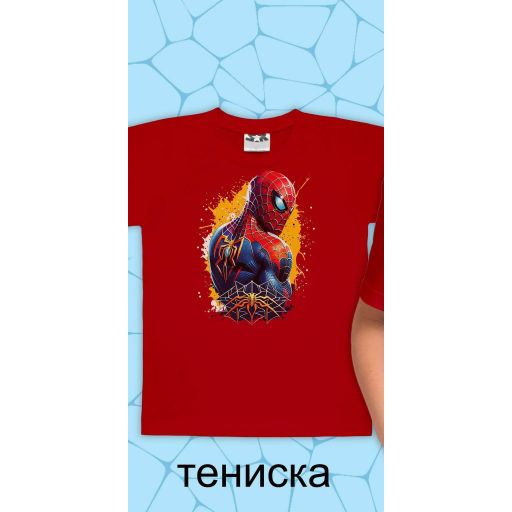 Тениска Спайдърмен в червено 3