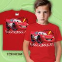 Тениска с Маккуин 2 в червено