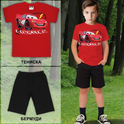 Комбинация 2 части (т/б) с Маккуин 2 в червено