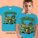Тениска с Костенурките нинджа в наситеносиньо