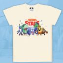 Тениска с Brawl Stars в екрю