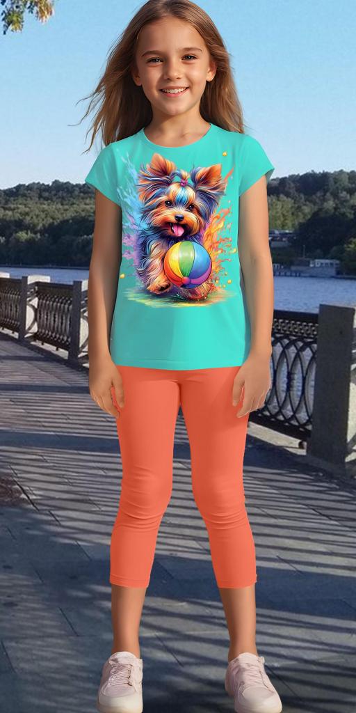 Комбинация 2 части (т/к) Йоркширски териер с топка в мента