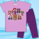 Комбинация 2 части (б/к) Vip pets в лилаво
